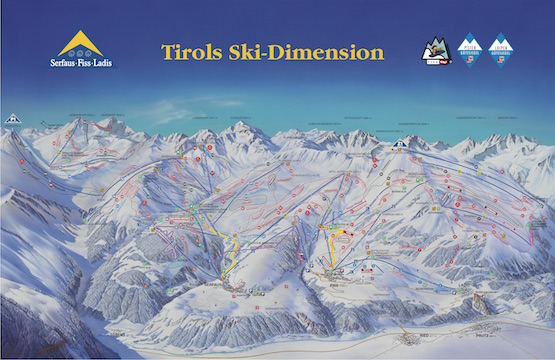 Vorschaubild Pistenplan Serfaus-Fiss-Ladis