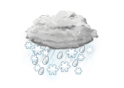 starker Schnee-Regen