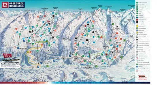 Pistenplan – Gurgl – Obergurgl-Hochgurgl