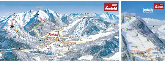 Pistenplan – Seefeld in Tirol – Rosshütte & Gschwandtkopf